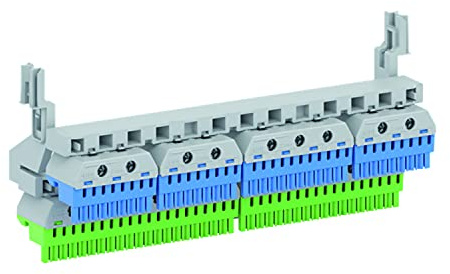 2CPX052458R9999 Schnellanschlussklemme N/PE, grau, 6 x 24,5 x 6,8 cm