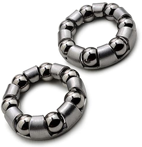 Easyboost 2 Jaulas de Bolas 6.35mm (1/4) Eje Trasero Acero Rodamiento Rolinera Bicicletas Bielas Cubo Rueda Dirección Grasa BMX MTB Eléctrica Horquilla