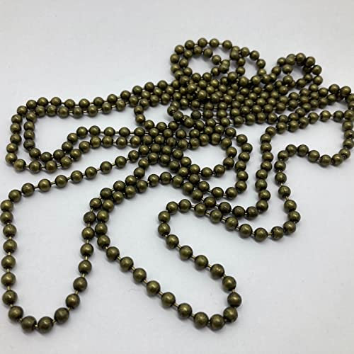 Blindspares Roman/Roller Blind Metal Chain Continuous Loop - 1 metre drop - Antique Brass finish