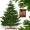 CASARIA® Premium Weihnachtsbaum künstlich XL 180 cm naturgetreu dichte Spitzen Stabiler Holzständer schwer entflammbar einfacher Aufbau Tannenbaum