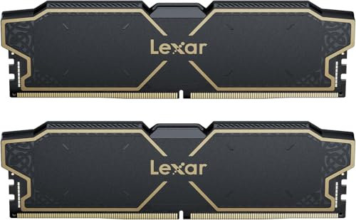Lexar DDR5 RAM 32GB Kit (2x16GB) 6000 MHz, DRAM 288-Pin UDIMM Desktop-Speicher, Hochleistungs Gaming Computerspeicher unterstützt Intel XMP 3.0/AMD Expo, On-die ECC, 1.25V
