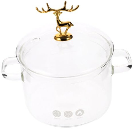COLLBATH Suppentopf Wasserkocher großer Kochtopf Töpfe und Pfannen Ofen große Pfanne Herd küchenutensilien kitchen gadget pfannenwender Kochtopf für die Küche Schmortopf hitzebeständig Glas