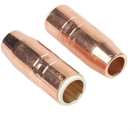 Boquilla de gas de 2 unidades 401-6-62 para herramientas de soldadura Tregaskiss MIG con consumibles de bloqueo duro 5/8 de cobre duradero