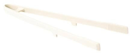 Bvdfgk Pinzas de Silicona para Alimentos, Prácticas Y Antideslizantes para La Cocina, Pinzas para Barbacoa, Pinzas de Cocina para Ensaladas Al Aire Libre, To, Blanco, tal como se describe
