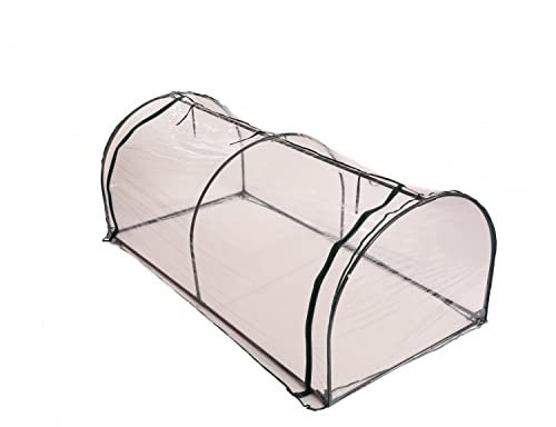 Oypla Tunnel Growhouse Garden Plant Greenhouse with PVC Cover - 200x100x80cm