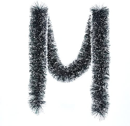 6M Künstliche Weihnachtsgirlande Weihnachtsdeko,Girlande Weihnachten Weihanachtskranz Tannengirlande Dekogirlande Für Weihnachtsbaum Drinnen Draußen Kamin Tür Weihnachten Hochzeit Party,Dunkelgrün