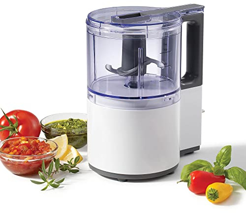 Starfrit Electric Oscillating Food Processor - 4 Cups - Measuring Spoon - High, Low & Pulse Modes - 300W