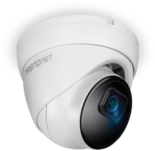 TRENDnet, TV-IP1515PI, Telecamera di rete a torretta fissa IR da 5 MP H.265 per interni ed esterni, alloggiamento classificato IP66, visione notturna IR fino a 30 m (98 piedi), slot per scheda microSD