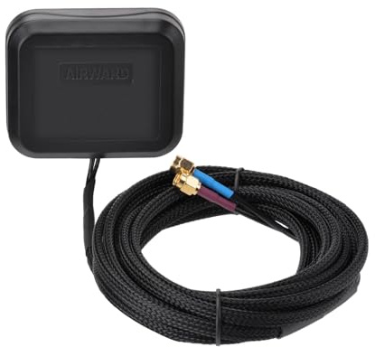 Superbat BeiDou 4G LTE GPS-antenn magnetisk kombinerad bilantenn kompatibel med navigationsterminaler fjärrövervakningssystem och routrar 4G LTE-förstärkare