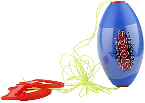 Keenso Sliding Zoom Ball, Zip Pull Shuttle Ball Game Swingball Garden Games for 2 Players Indoor and Outdoor Sports (Blue)