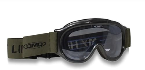 DMD Occhiali per Casco, Ghost Goggle Green Fumè, U