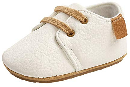 Zapatos para aprender a andar para bebé, zapatillas de estar por casa para niños, niños, niñas, antideslizantes, ligeros, de piel sintética, para caminar, monocolor, altos, informales, para bebés
