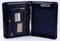 Noda Faux Pu Leather Business Presentation Meeting Conference A4 Folder Ring Binder (Blue)