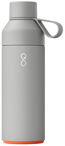 Ocean Bottle Original 500ml | Stainless Steel Water Bottle | Reusable & Sustainable | Keeps Drinks Cold & Hot | Eco Friendly Gift (Rock Grey)