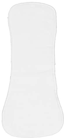 Forro de tela para pañales, inserto de pañales para adultos, pañal urinario para el cuidado los ancianos, lavable, reutilizable, alta absorbente, almohadilla orina para adultos (60 cm de longitud)