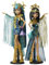 Monster High-Puppen, Mummy Majesties Cleo und Nefera De Nile Sammelfiguren im Doppelpack mit goldenen Accessoires und Premium-Kleidung, HXJ01