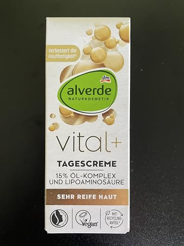 alverde NATURKOSMETIK Gesichtscreme Vital+, 50 ml