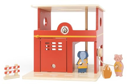 Trixie Estación de Bomberos de Madera