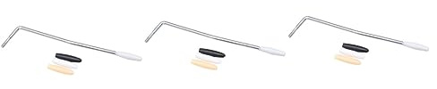 VICASKY 3piezas Tremolo Bar Para Guitarra Eléctrica y Caps Compatible Con Sistema De Tremolo De Plateado