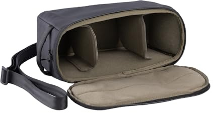 PGYTECH XS Custodia Inserto Borsa Fotografica con Tracolla, Borsa Interna per Fotocamera Impermeabile e Anti-Shock con Divisori Regolabili, Custodia Protettiva per Reflex, DSLR, Mirrorless Obiettivi