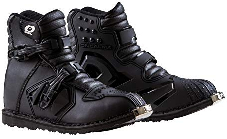 O'Neal 0344-010 Unisex-Adult Rider Shorty Boot (Black, Size 10)