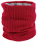 Fleece Halswärmer Thermo Snoods Unisex Dicker Winter Kaltwetter Gestrickter Rundschal für Radfahren Motorradsport (Rot)