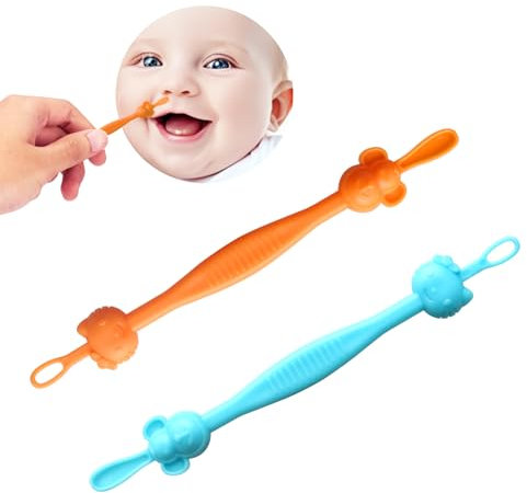 Qunlions life Baby Nasal Booger and Ear Cleaner - Dual Earwax and Snot Removal Tool | Baby Shower Registry Essential | Easy Baby Nose Cleaner Gadget for Infants and Toddlers - 2 PC