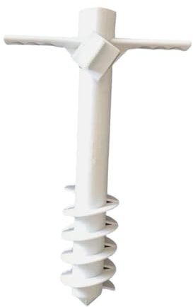 NULYLU 1pezzi Supporto Ombrellone Spiaggia in Resistente con Manico Antiscivolo Ancoraggio Sabbia Portatile per Esterni Accessorio per Ombrelloni Mare e Giardino