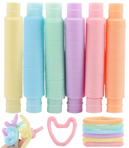 LOMIMOS 24 mini pop rör sensorisk fidgetleksak för barn och vuxna