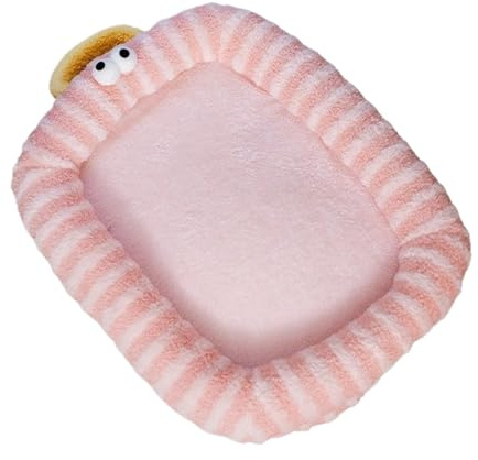 Grand lit pour chat - Nid douillet pour chien et chat - Grand tapis de couchage en peluche - Accessoires pour animaux de compagnie pour l'hiver - Petits chiots et chatons - Lieu de couchage intérieur