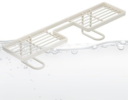 Étagère De Robinet – Support De Rangement Pour Évier Autoportant Sans Perçage | Organisateur Aérien En Acier Au Carbone | Drain Facile D'étagère De Partie Supérieure Du Comptoir De Salle De Bains D'éc