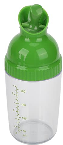 LICAEVEY Shaker per Condimenti per Insalata, Bottiglia per a Tenuta Stagna da 200 Ml con Coperchio Ribaltabile, Dispenser per Condimenti Senza BPA per Olio, Aceto e Mixer di Spezie per la