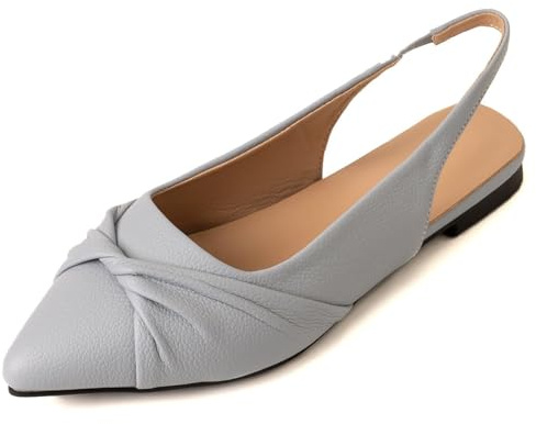 Elegantes bailarinas transpirables para mujer – Cómodas zapatillas con cordones ideales para bailar deportivas para el look casual ligero blanco Mary-Jane