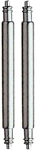 Eichmüller 2 Stück 8mm Edelstahl Federstege 1,5mm Durchmesser Stifte für Uhren Armbänder