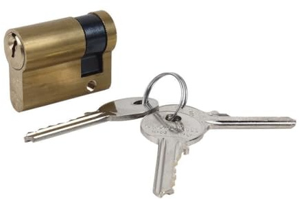 Cilindro Medio 40/10-Leva Larga-Latón