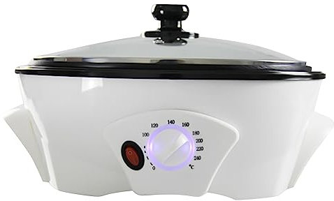 Kaffeeröster Maschine für den Heimgebrauch, 110V Haushalt elektrische Kaffeebohnenröster ，0-240℃ Non-Stick ，mit Timer 1200W Röstmaschine Erdnussbohnen Home Coffee Roaster