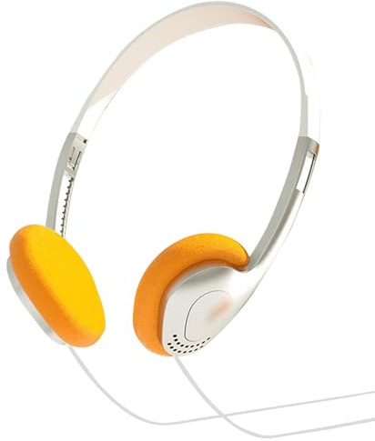 Retro Headphones | Wired Over Ear Headphones | Retro Over-Ear Headphone | Lightweight School Office Stereo Headphones | Vintage Feelings Underwire Headphone | Earphone For Walkman