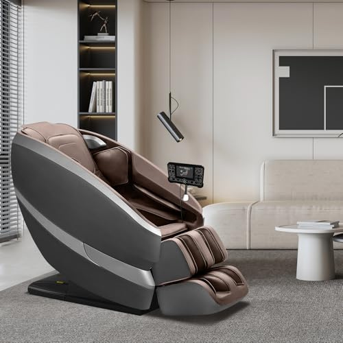 Aspria massagefåtölj, Tai Chi massagestol för helkroppsmassage med värmeterapi, mästare för nack- och axelmassage, för hem, hotell, salonger, användning på kontor (brygg)