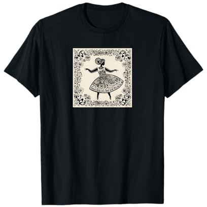 Folk Tradicional Polaco, Mujer Bailarina, Folclore Oriental Camiseta