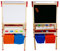 Calma Dragon W12B125 Pizarra Infantil 2 en 1, Pizarra madera para Niños y Niñas con Caballete. Rollo de Papel, Doble Cara, con Cajas de Guardado, Tizas, Borrador, Rotuladores Nombre de producto