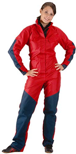 Kong Alp Design by Bitex Tuta Speleologia Uomo. Resistente e leggera. Rinforzi in Cordura® e Cappuccio Ripiegabile. Taglia 50. Peso 850g. Colore Rosso/Nero.