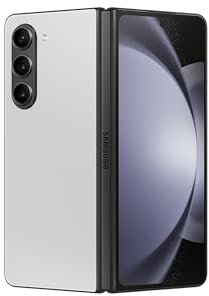 Samsung Galaxy Z Fold5 5G Dual SIM, 1TB Storage + 12GB RAM, 7.6/6.2 Display, Android 13, SIM Free Unlocked Smartphone (Grey/Platinum) (Renewed)