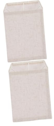 Ciieeo 2 Pièces abat- light led chambre lampadaire rétro décor lampadaires Lampe de bureau couvercle de lampe en tissu accessoire de lampe délicat plafond agrafe lustre Applique Métal