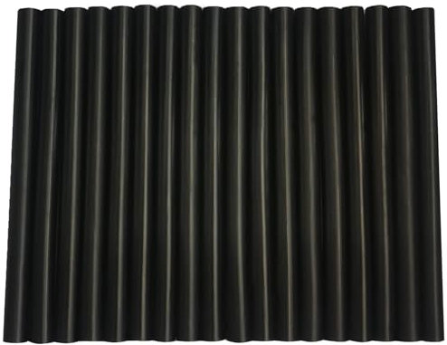 Raintwo 100x7mm Bâtons de Colle Chaude Noir pour Pistolet à Colle Chaude - 18 Pièces