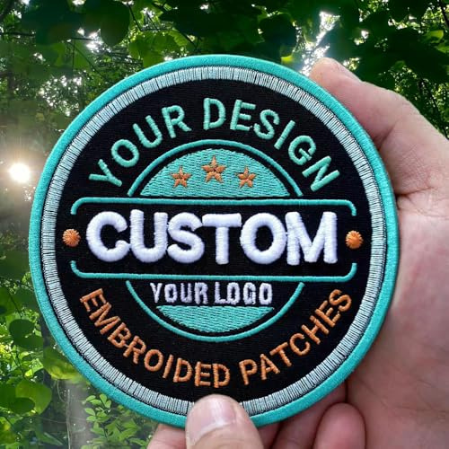 Customized Embroidered Logo - Logotipos Bordados Personalizados - Parches para Planchar o Coser en Chaquetas, Mochilas, Camisetas y Gorras - Diseños Coloridos y Realistas
