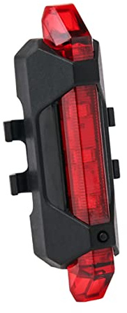 Peosaard USB Bike Taillight, Bicycle Tail Light Rear LED USB Rechargeable Waterproof Taillight Safety Warning Lamp Red, Bike Safety Lamp