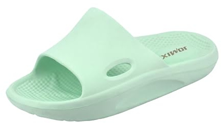 JOMIX Ciabatte Donna Estive Sandali Mare da Piscina in EVA Antiscivolo Pantofole da Bagno Leggere a Asciugatura Rapida per Doccia e Casa, WES250493, Verde, 38-39 EU