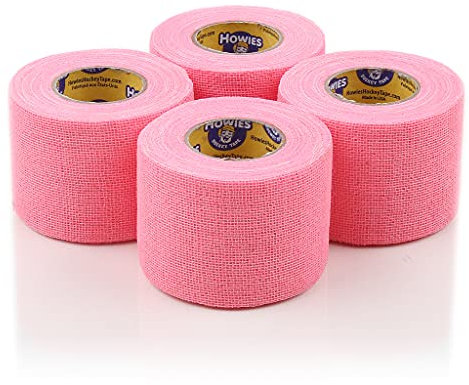 Howies Hockey-Tape – Pro und Stretch Grip Hockey-Tape (4 Stück) Coband Coband Cohesive Wrap… (Pink Pro)