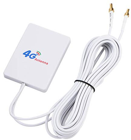 Niiyen Antenna 4G LTE, Antenna LTE, Amplificatore di Segnale Antenna, Antenna Amplificatore di Segnale 4G 3G LTE ad Alto Guadagno 28dbi per Router Mobile Adatta per E398/E3276/E392(CRC9 Maschio)