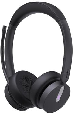 Yealink WH64 Hybrid Dual Teams Casque sans Fil Arceau Bureau/Centre d'appels Micro-USB Bluetooth Noir